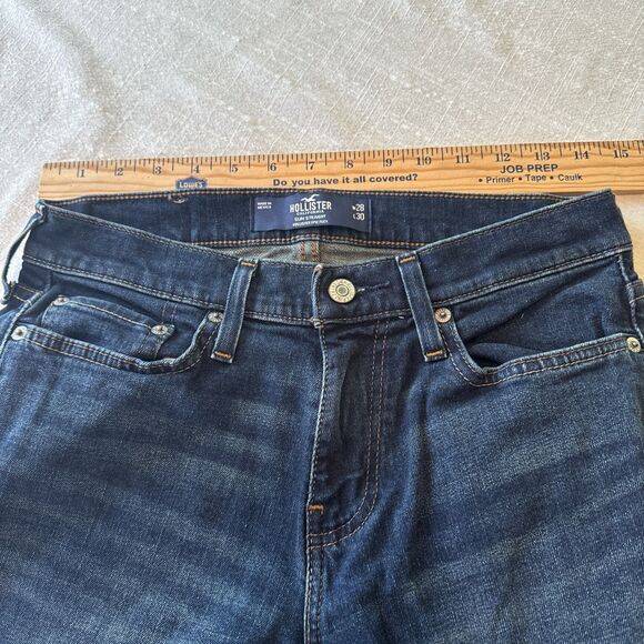 Hollister Men’s Size 28x30 Jeans Slim Straight Epic‎ Flex - Picture 6 of 10